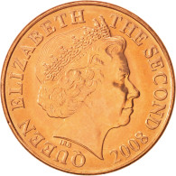 Monnaie, Jersey, Elizabeth II, 2 Pence, 2008, SPL+, Copper Plated Steel, KM:104 - Jersey