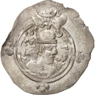 Monnaie, Xusros II, Drachme, 630 AD, TTB+, Argent - Orientalische Münzen