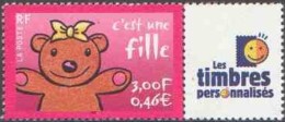 France Personnalisé N° 3432,A** C'est Une Fille - Logo Les Timbres Perso.... - Nuovi