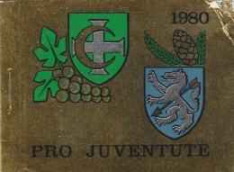 Suisse Carnet Complet Pro Juventute 1980 ** Neufs Sans Charnière - Booklets
