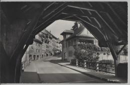 Bremgarten - Blick In Die Stadt Von Der Holzbrücke Aus - Photoglob No. K 2805 - Bremgarten