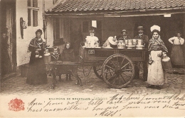 Environs De Bruxelles : Laitières 1904 - Straßenhandel Und Kleingewerbe