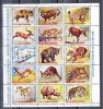 EQUATORIAL GUINEA 3 SUPERB MINISHEETS ANIMALS WITH FULL SETS NEVER HINGED **! - Affen