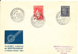 Fiinland Cover With Special Postmark Jyväskylässä 19-6-1954 - Covers & Documents