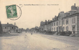 CPA 41 LAMOTTE BEUVRON HOTEL BOURCEY  1913 - Lamotte Beuvron