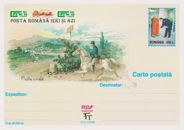 CPM 10X15  ROUMANIE . Entier Postal 450 L . POSTA ROMANIA IERI SI AZI "Posta Ruralà" - Romania