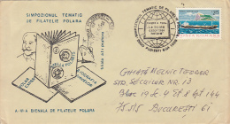 POLAR PHILATELIC EXHIBITION, SHIP, EXPLORER, SPECIAL COVER, 1986, ROMANIA - Events & Commemorations