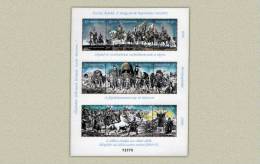 Hungary 1996. Animals / Horses / Feszty Panorama IV. Complete Sheet (I+II+III Half In One Sheet) MNH (**) - Neufs