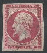 Lot N°32976   N°17B, Oblit PC 1896 MARSEILLE (12) - 1853-1860 Napoleon III
