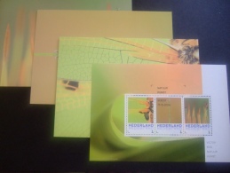 NETHERLANDS 2016     NATURE  SOEST   VICTOR BOS  SHEETLET WITH 3 POSTCARDS          MNH ** (MAP23-NVT) - Personalisierte Briefmarken