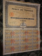 Emprunts Obligations Mines De Thakhek  Laos Indochine  1928 - Asia