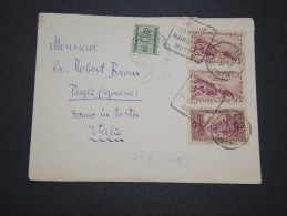 ITALIE / ALGÉRIE - Taxe Sur Enveloppe D 'Algérie En 1938 - A Voir - L 5540 - Impuestos