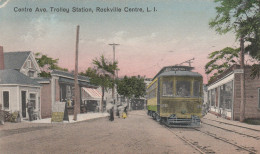 ETATS UNIS -MARYLAND     CPA  COLORISEE   ROCKVILLE  CENTRE-TROLLEY STATION - Other & Unclassified