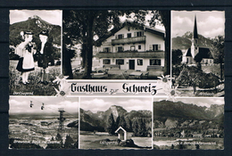 (2236) AK Gasthaus Zur Schweiz - Mehrbildkarte - Lenggries