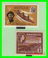 GRAN BRETAÑA - ( ANTIGUAS COLONIAS Y  PROTECTORADO ) ANTIGUA  SELLOS AÑO 1953 - 1858-1960 Kolonie Van De Kroon