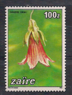 Congo - Zaire 1984 Flowers 100 F  Canarina Emini, Mi  860  MNH(**) - Otros & Sin Clasificación