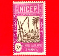 AFRICA Occidentale Francese - Usato - NIGER - 1940 - Attingere L'acqua Dal Pozzo - 3 - Ungebraucht