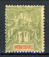 Diego Suarez 1893 N. 50 Fr 1 Oliva Tipi Sage Con Leggenda Diego Suarez, MLH Catalogo 32 - Unused Stamps