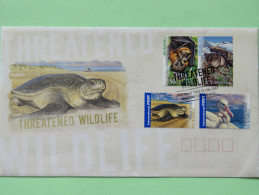 Australia 2007 FDC Cover - Vulnerable Fauna - Turtle Bat Rat Bird Seagull (Scott # 2705-2708) - Covers & Documents