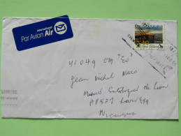 New Zealand 2011 Cover To Nicaragua - Lanscape Beach Lake Rotorua - Cartas & Documentos