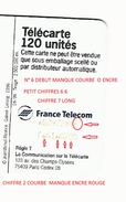 F647  ROLAND GARROS 96 120 U  SC7  DN C + 8 N° ROUGES SUR 2EME LIGNE    05 / 96  UTILISÉE - Fehldrucke