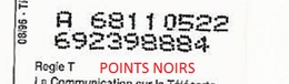 08 / 96 F683 SÉCURITÉ ROUTIÈRE 50 U SO3  JG  (  V1 )   UTILISÉE  Numéro Déformer - Fehldrucke