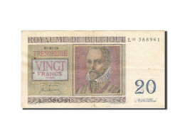 Billet, Belgique, 20 Francs, 1948-1950, 1950-07-01, KM:132a, TTB+ - 20 Francs