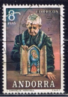 ANDE+ Andorra 1972 Mi 81 Einsiedler - Used Stamps