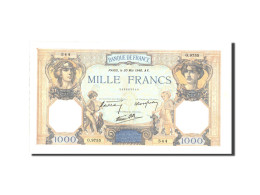 Billet, France, 1000 Francs, 1 000 F 1927-1940 ''Cérès Et Mercure'', 1940 - 1 000 F 1927-1940 ''Cérès Et Mercure''