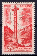 ANDF+ Andorra 1955 Mi 150 Gotisches Kreuz - Oblitérés