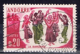 ANDF+ Andorra 1963 Mi 179 Tanzgruppe - Oblitérés