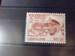 GROENLAND REFERENCE YVERT N° ** 69 - Unused Stamps