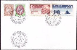 NORWAY - Dronning Maud's Land 1994 «Climbing Expedition To The Antarctic» (special Franking!) - Antarctic Expeditions