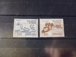 GROENLAND REFERENCE YVERT N° ** 119.120 - Unused Stamps