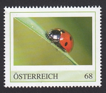 ÖSTERREICH  2016 ** Marienkäfer, Ladybird / Coccinella Septempunctata - PM Personalized Stamp MNH - Personalisierte Briefmarken