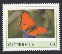 ÖSTERREICH 2016 ** Schmetterling, Butterfly - Großer Feuerfalter, Lycaena Dispar - PM Personalisierte Marke MNH - Personalisierte Briefmarken