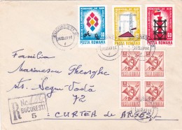 BV5559  COVER  NICE FRANKING  1969 ROMANIA. - Lettres & Documents