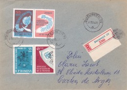 #BV5565 SAMPS DAY 1962 , STAMPS ON RGD COVER , NICE FRANKING , ROMANIA . - Briefe U. Dokumente