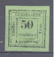 Guadeloupe: Yvert N° T 12(*); Petit Clair - Impuestos