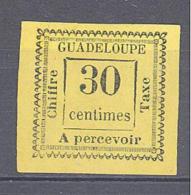Guadeloupe: Yvert N° T 10(*) - Portomarken