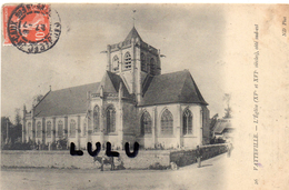 DEPT 76 : Vatteville , L église Coté Sud Est ( Cavalier Sur Un Ane ) - Andere Gemeenten