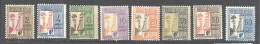 Guadeloupe: Yvert N° T 25/34*; 8 Valeurs - Timbres-taxe