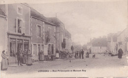 LONGEAU Rue Principale Et Maison ROY - Le Vallinot Longeau Percey