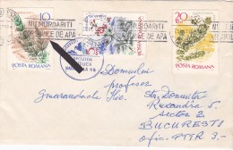 #BV5568  VERY RARE CANCELL Not Dirty Water From Rivers 1966 ROMANIA . - Cartas & Documentos