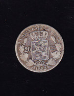 BELGIUM MORIN CAT N° 59a SUP 1853  (A08) - 20 Cent