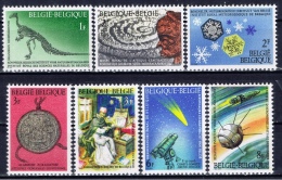 B+ Belgien 1966 Mi 1427-33 Mnh Wissenschaft - Unused Stamps