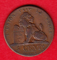BELGIUM MORIN CAT N° 68a  SUP 1833.  (A09) - 5 Centimes