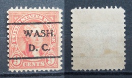 USA - Precancels Vorausentwertung / WA.SH. D.C.     (R4) - Precancels