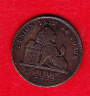 BELGIUM MORIN CAT N° 89 SUP  1835  (A27) - 2 Cents