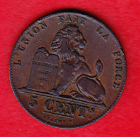BELGIUM MORIN CAT N° 82 SUP  1856  (A22) - 5 Cent